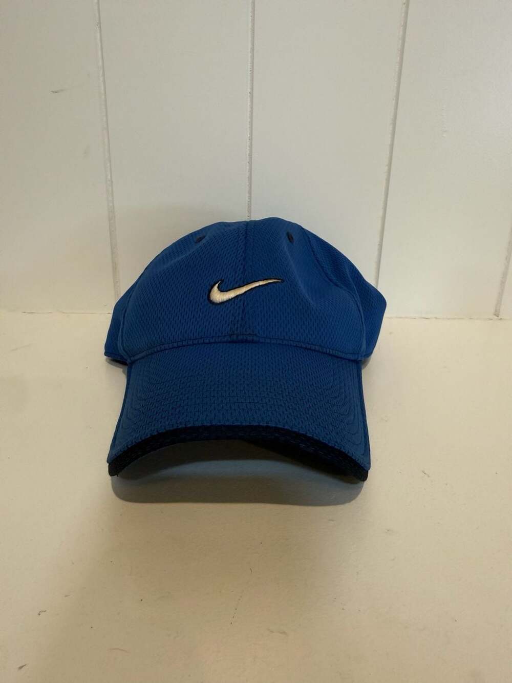 Vintage Nike Performance Mesh Adjustable Strapback Hat with Just Do It Tab